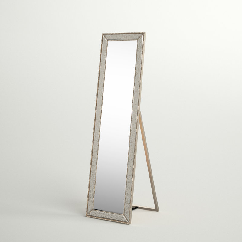 Mercer41 Shamblin Bead Traditional Beveled Full Length Mirror & Reviews